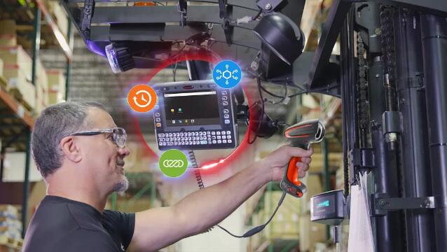 霍尼韦尔Thor™ VM1A车载数据终端，让您的作业效